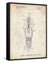 PP1051-Vintage Parchment Spark Plug Patent Poster-Cole Borders-Framed Stretched Canvas