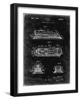 PP1052-Black Grunge Stapler Patent Poster-Cole Borders-Framed Giclee Print