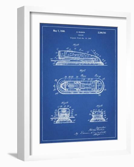 PP1052-Blueprint Stapler Patent Poster-Cole Borders-Framed Giclee Print