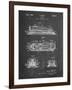 PP1052-Chalkboard Stapler Patent Poster-Cole Borders-Framed Giclee Print