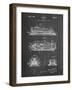 PP1052-Chalkboard Stapler Patent Poster-Cole Borders-Framed Giclee Print