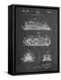 PP1052-Chalkboard Stapler Patent Poster-Cole Borders-Framed Stretched Canvas