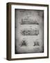 PP1052-Faded Grey Stapler Patent Poster-Cole Borders-Framed Giclee Print