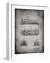 PP1052-Faded Grey Stapler Patent Poster-Cole Borders-Framed Giclee Print