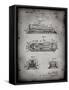 PP1052-Faded Grey Stapler Patent Poster-Cole Borders-Framed Stretched Canvas