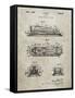 PP1052-Sandstone Stapler Patent Poster-Cole Borders-Framed Stretched Canvas