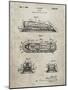 PP1052-Sandstone Stapler Patent Poster-Cole Borders-Mounted Giclee Print