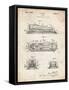 PP1052-Vintage Parchment Stapler Patent Poster-Cole Borders-Framed Stretched Canvas