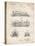 PP1052-Vintage Parchment Stapler Patent Poster-Cole Borders-Stretched Canvas