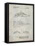 PP1057-Antique Grid Parchment Star Wars Snowspeeder Poster-Cole Borders-Framed Stretched Canvas