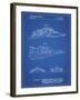 PP1057-Blueprint Star Wars Snowspeeder Poster-Cole Borders-Framed Giclee Print