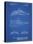 PP1057-Blueprint Star Wars Snowspeeder Poster-Cole Borders-Stretched Canvas