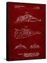 PP1057-Burgundy Star Wars Snowspeeder Poster-Cole Borders-Framed Stretched Canvas