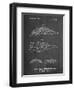 PP1057-Chalkboard Star Wars Snowspeeder Poster-Cole Borders-Framed Giclee Print