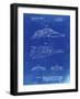 PP1057-Faded Blueprint Star Wars Snowspeeder Poster-Cole Borders-Framed Giclee Print