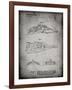 PP1057-Faded Grey Star Wars Snowspeeder Poster-Cole Borders-Framed Giclee Print