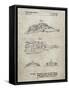 PP1057-Sandstone Star Wars Snowspeeder Poster-Cole Borders-Framed Stretched Canvas