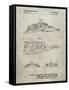 PP1057-Sandstone Star Wars Snowspeeder Poster-Cole Borders-Framed Stretched Canvas