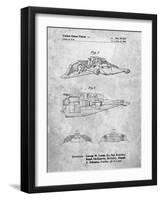 PP1057-Slate Star Wars Snowspeeder Poster-Cole Borders-Framed Giclee Print