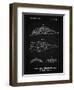 PP1057-Vintage Black Star Wars Snowspeeder Poster-Cole Borders-Framed Premium Giclee Print