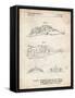 PP1057-Vintage Parchment Star Wars Snowspeeder Poster-Cole Borders-Framed Stretched Canvas