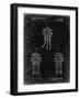 PP1059-Black Grunge Star Wars Viper Prode Droid Poster-Cole Borders-Framed Giclee Print