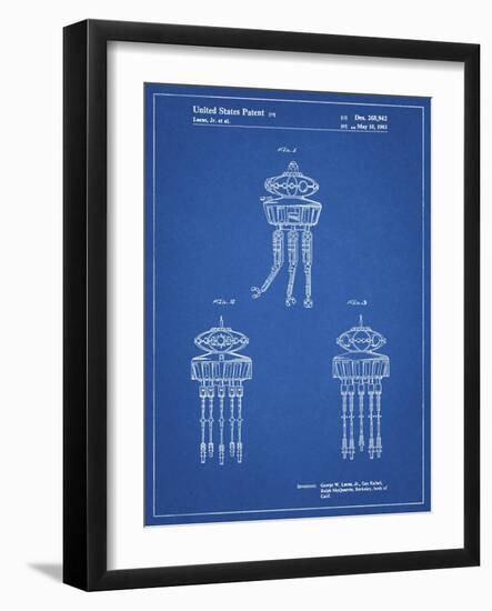 PP1059-Blueprint Star Wars Viper Prode Droid Poster-Cole Borders-Framed Giclee Print