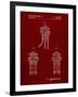 PP1059-Burgundy Star Wars Viper Prode Droid Poster-Cole Borders-Framed Giclee Print