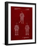 PP1059-Burgundy Star Wars Viper Prode Droid Poster-Cole Borders-Framed Giclee Print