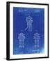 PP1059-Faded Blueprint Star Wars Viper Prode Droid Poster-Cole Borders-Framed Giclee Print