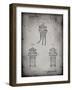 PP1059-Faded Grey Star Wars Viper Prode Droid Poster-Cole Borders-Framed Giclee Print