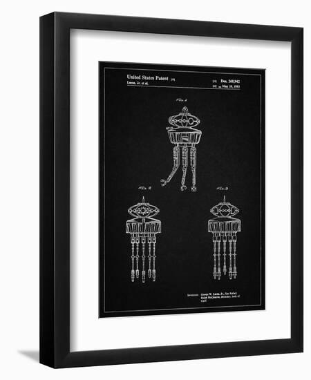 PP1059-Vintage Black Star Wars Viper Prode Droid Poster-Cole Borders-Framed Premium Giclee Print