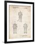 PP1059-Vintage Parchment Star Wars Viper Prode Droid Poster-Cole Borders-Framed Giclee Print