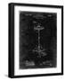 PP106-Black Grunge Hi Hat Cymbal Stand and Pedal Patent Poster-Cole Borders-Framed Giclee Print