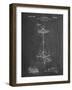 PP106-Chalkboard Hi Hat Cymbal Stand and Pedal Patent Poster-Cole Borders-Framed Giclee Print