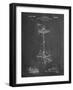 PP106-Chalkboard Hi Hat Cymbal Stand and Pedal Patent Poster-Cole Borders-Framed Giclee Print