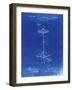 PP106-Faded Blueprint Hi Hat Cymbal Stand and Pedal Patent Poster-Cole Borders-Framed Giclee Print