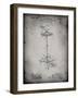 PP106-Faded Grey Hi Hat Cymbal Stand and Pedal Patent Poster-Cole Borders-Framed Giclee Print