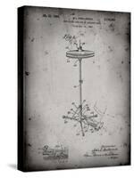 PP106-Faded Grey Hi Hat Cymbal Stand and Pedal Patent Poster-Cole Borders-Stretched Canvas