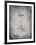 PP106-Faded Grey Hi Hat Cymbal Stand and Pedal Patent Poster-Cole Borders-Framed Giclee Print