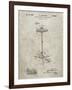 PP106-Sandstone Hi Hat Cymbal Stand and Pedal Patent Poster-Cole Borders-Framed Giclee Print