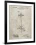 PP106-Sandstone Hi Hat Cymbal Stand and Pedal Patent Poster-Cole Borders-Framed Giclee Print