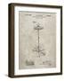 PP106-Sandstone Hi Hat Cymbal Stand and Pedal Patent Poster-Cole Borders-Framed Giclee Print