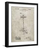 PP106-Sandstone Hi Hat Cymbal Stand and Pedal Patent Poster-Cole Borders-Framed Giclee Print