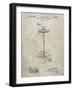 PP106-Sandstone Hi Hat Cymbal Stand and Pedal Patent Poster-Cole Borders-Framed Giclee Print