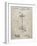 PP106-Sandstone Hi Hat Cymbal Stand and Pedal Patent Poster-Cole Borders-Framed Giclee Print