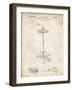 PP106-Vintage Parchment Hi Hat Cymbal Stand and Pedal Patent Poster-Cole Borders-Framed Giclee Print