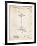 PP106-Vintage Parchment Hi Hat Cymbal Stand and Pedal Patent Poster-Cole Borders-Framed Giclee Print