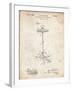 PP106-Vintage Parchment Hi Hat Cymbal Stand and Pedal Patent Poster-Cole Borders-Framed Giclee Print