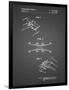 PP1060-Black Grid Star Wars X Wing Starfighter Star Wars Poster-Cole Borders-Framed Premium Giclee Print